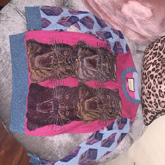 Gucci metallic tiger face sweater - Picture 5 of 5